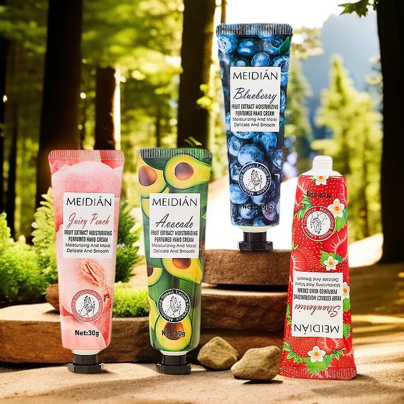 Coffret 6 Crèmes Mains Parfumées — Hydratation Fruité