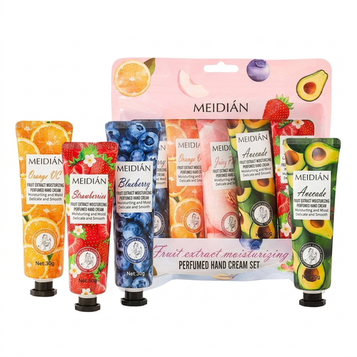 Coffret 6 Crèmes Mains Parfumées — Hydratation Fruité