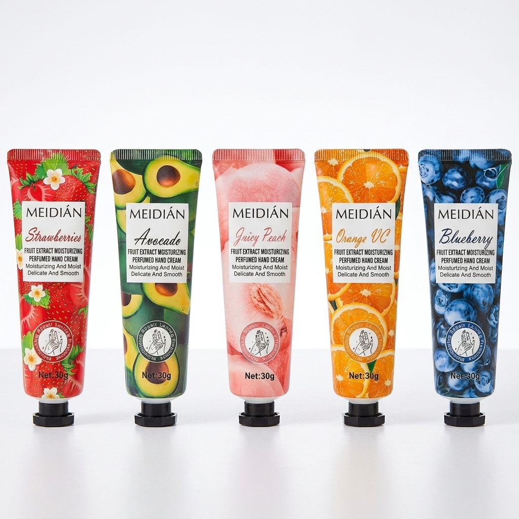 Coffret 6 Crèmes Mains Parfumées — Hydratation Fruité